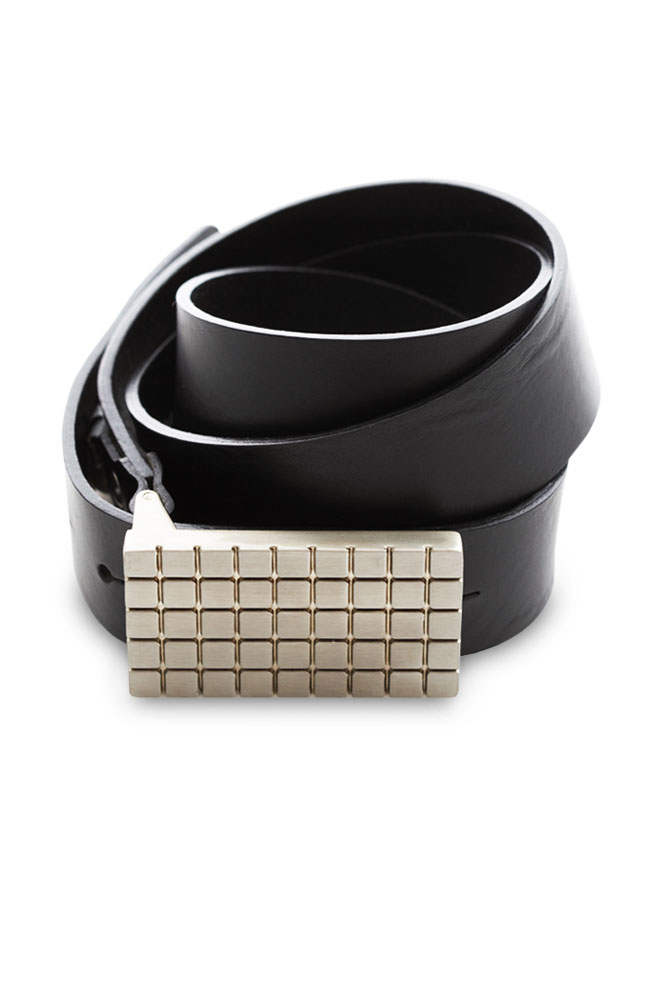 Versatil Black Leather Belt