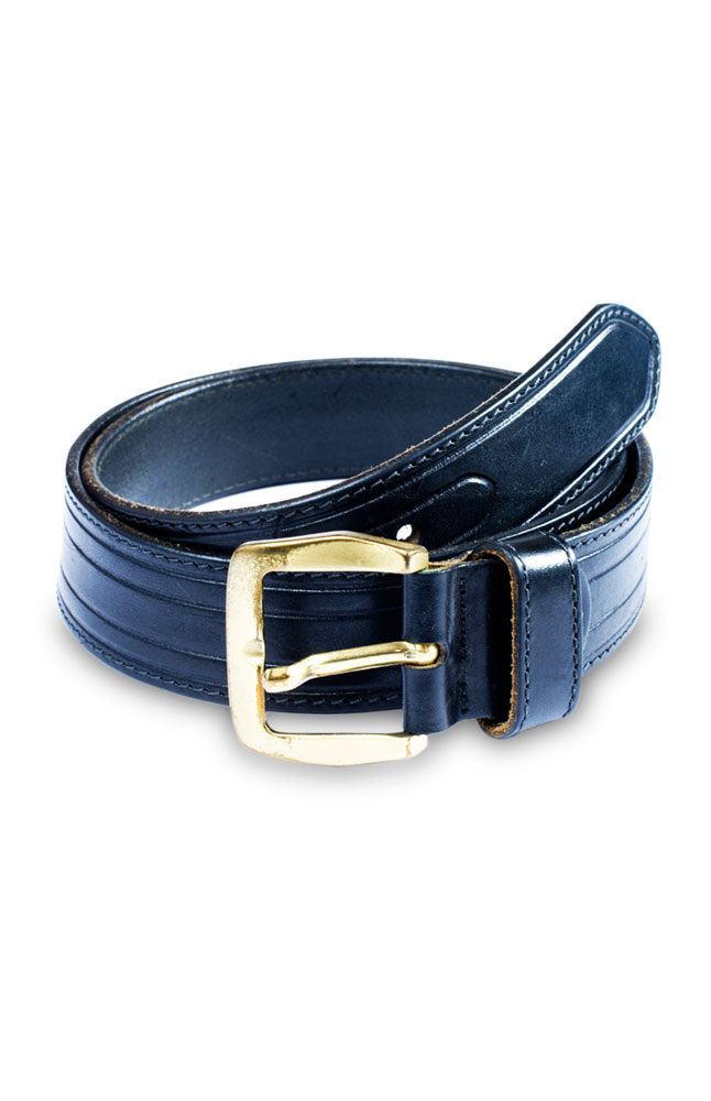 Hermitage Blue Leather Belt