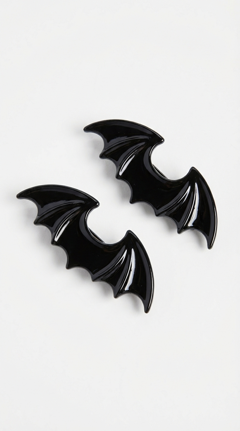 Polished Bat Wing Hair Clips (Set)