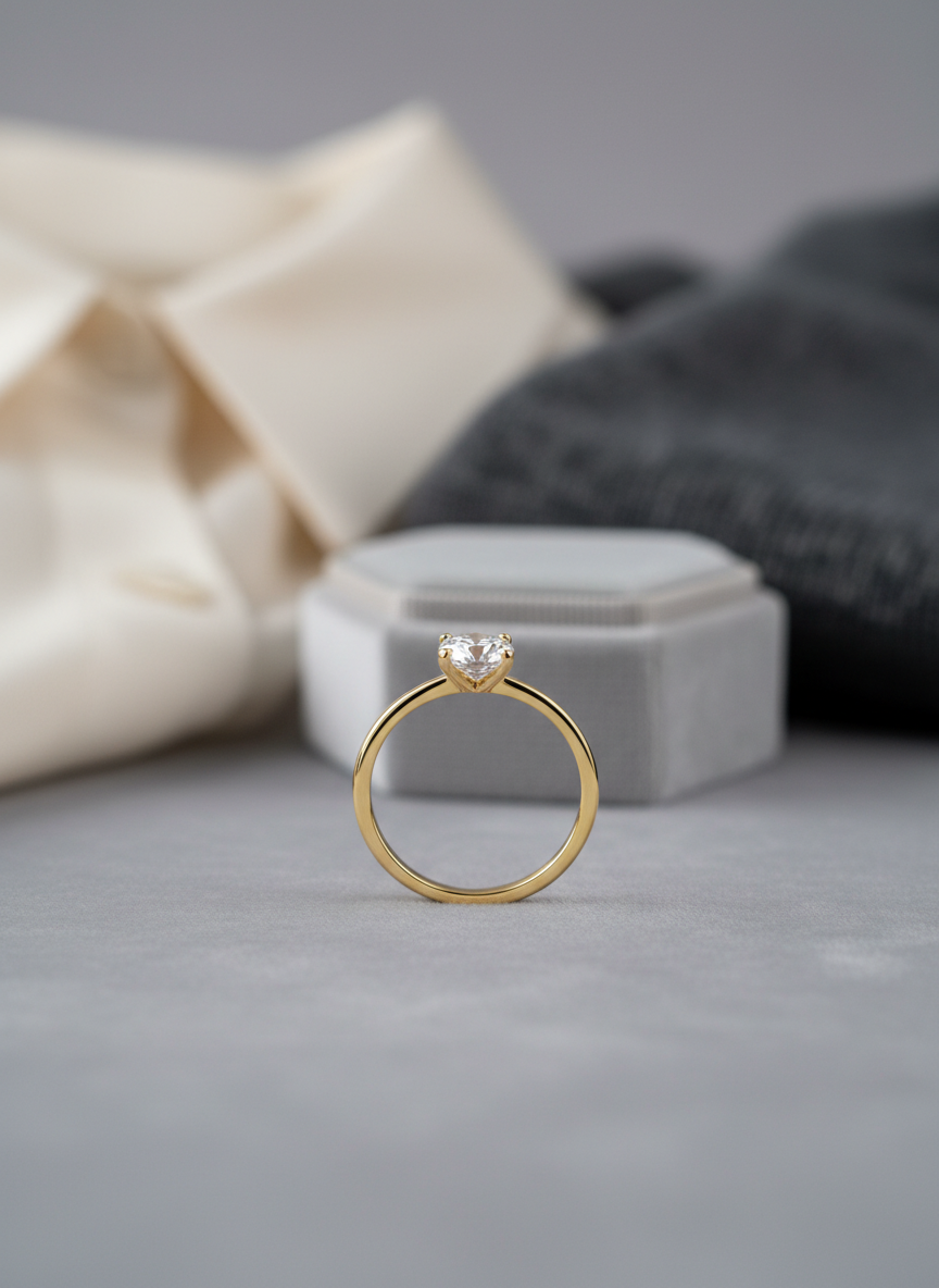 Lumina Diamond Solitaire Ring