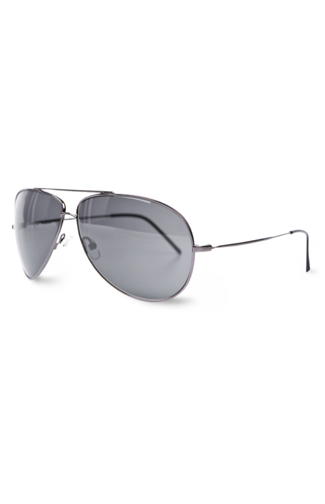 Borsati Classic Black Aviator Sunglasses