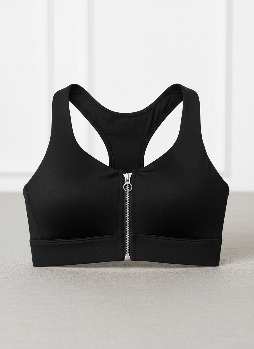 Lumina High-Impact Zip Front Bra
