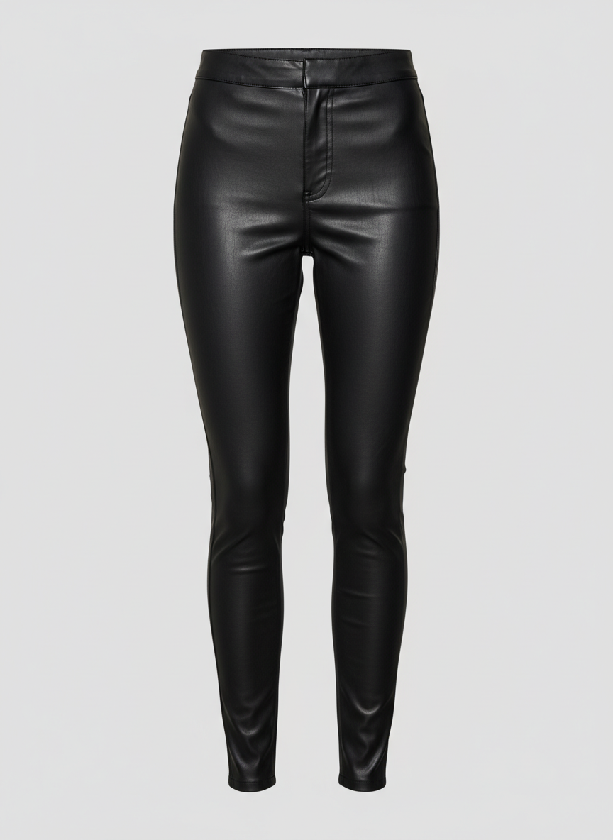 Rebel Vegan Leather Skinny Pant