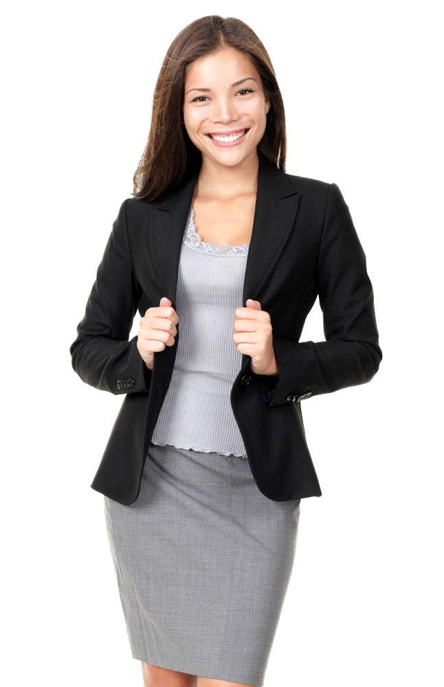 Luigi Valenti Gray Pencil Skirt