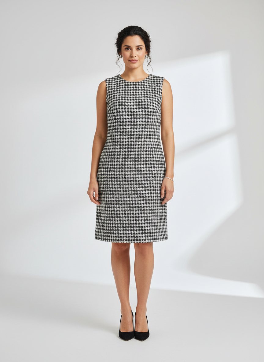 Vera Structured Tweed Shift