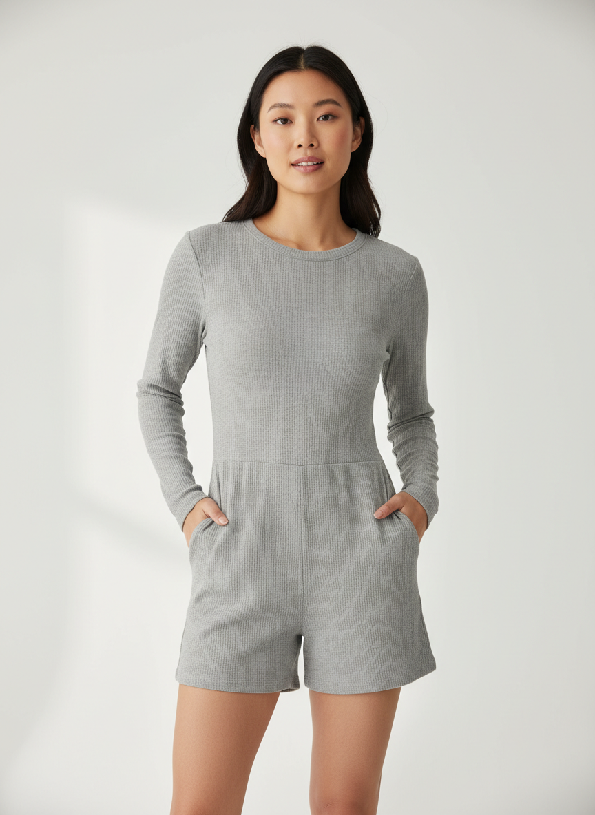 Nova Ribbed Romper