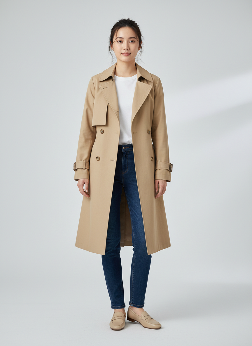Lumina Classic Trench Coat