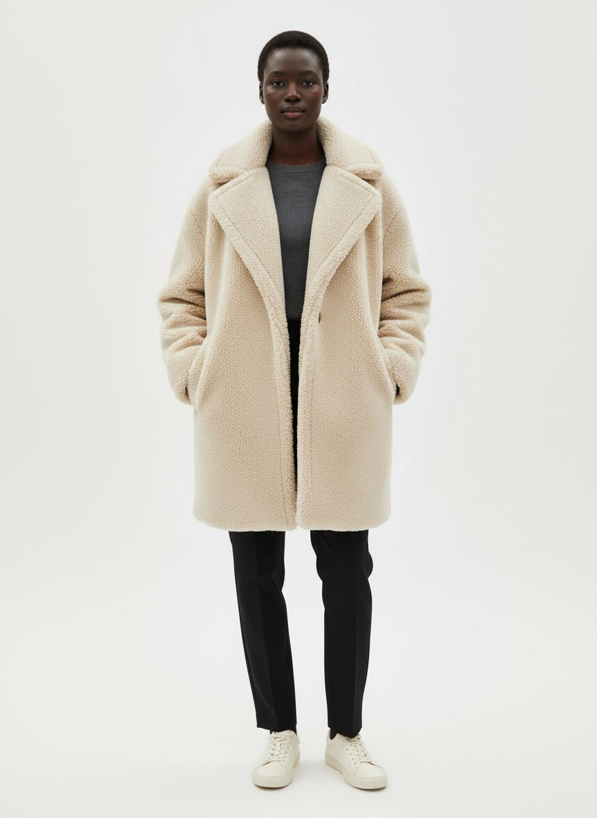 Aura Oversized Teddy Coat
