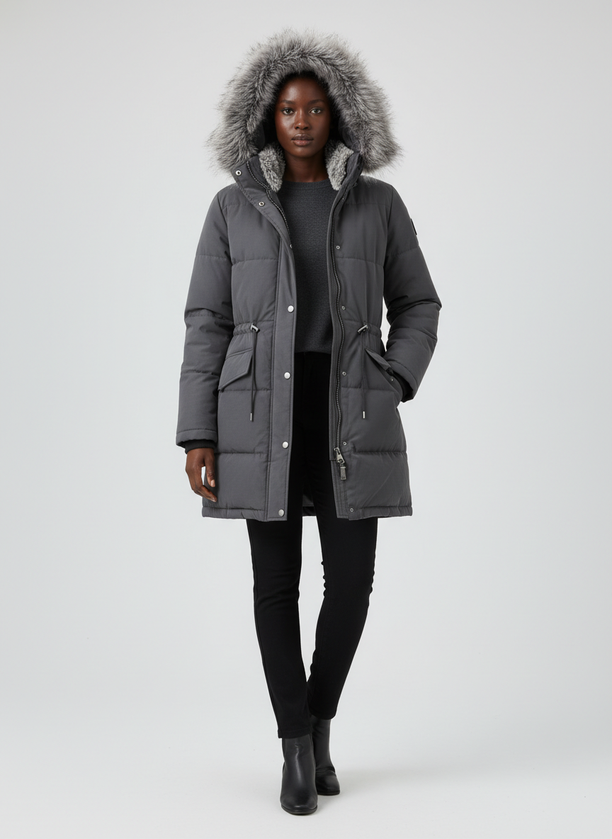 Solstice Faux Fur Trim Parka