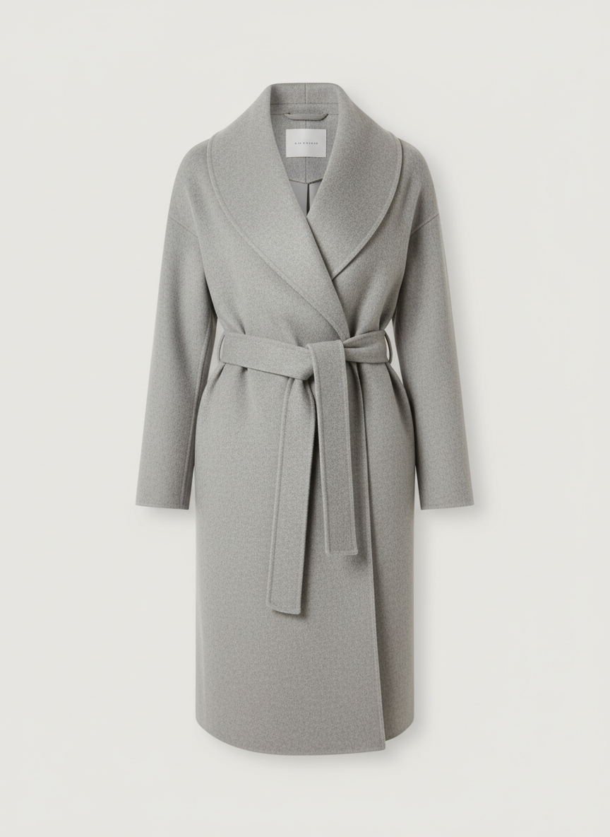 Aura Belted Wrap Coat