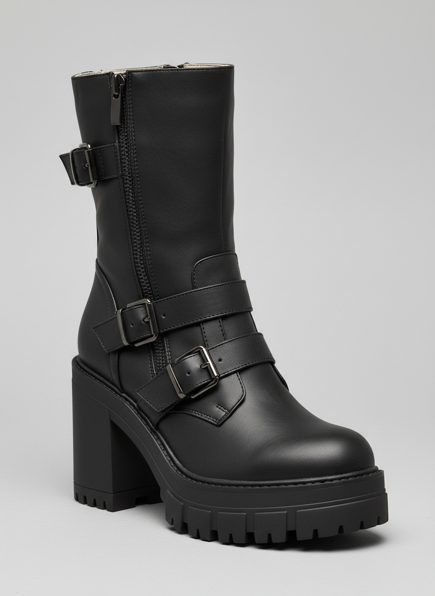 Rebel Platform Moto Boot
