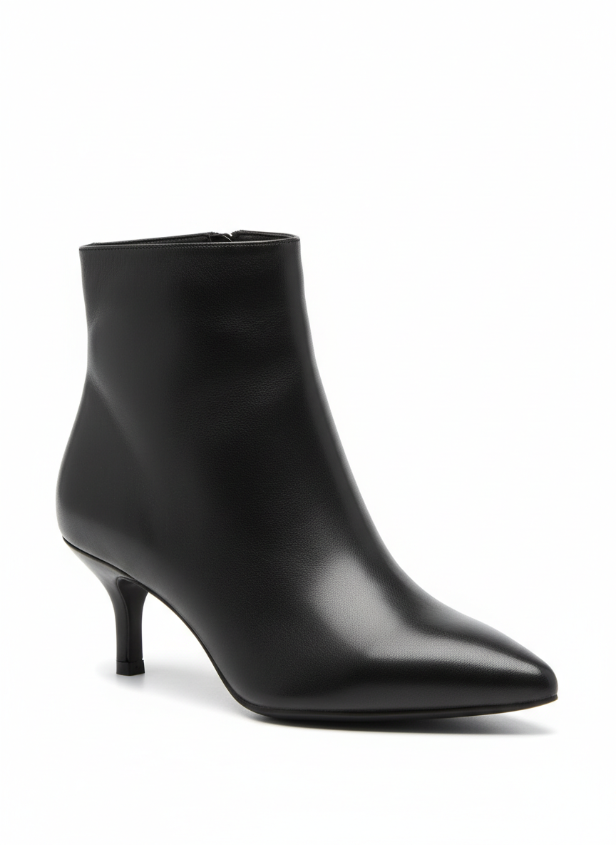Lumina Pointed Toe Kitten Heel Boot
