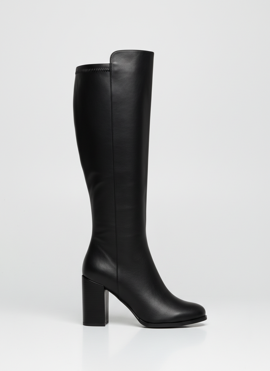 Aura Block Heel Tall Boot