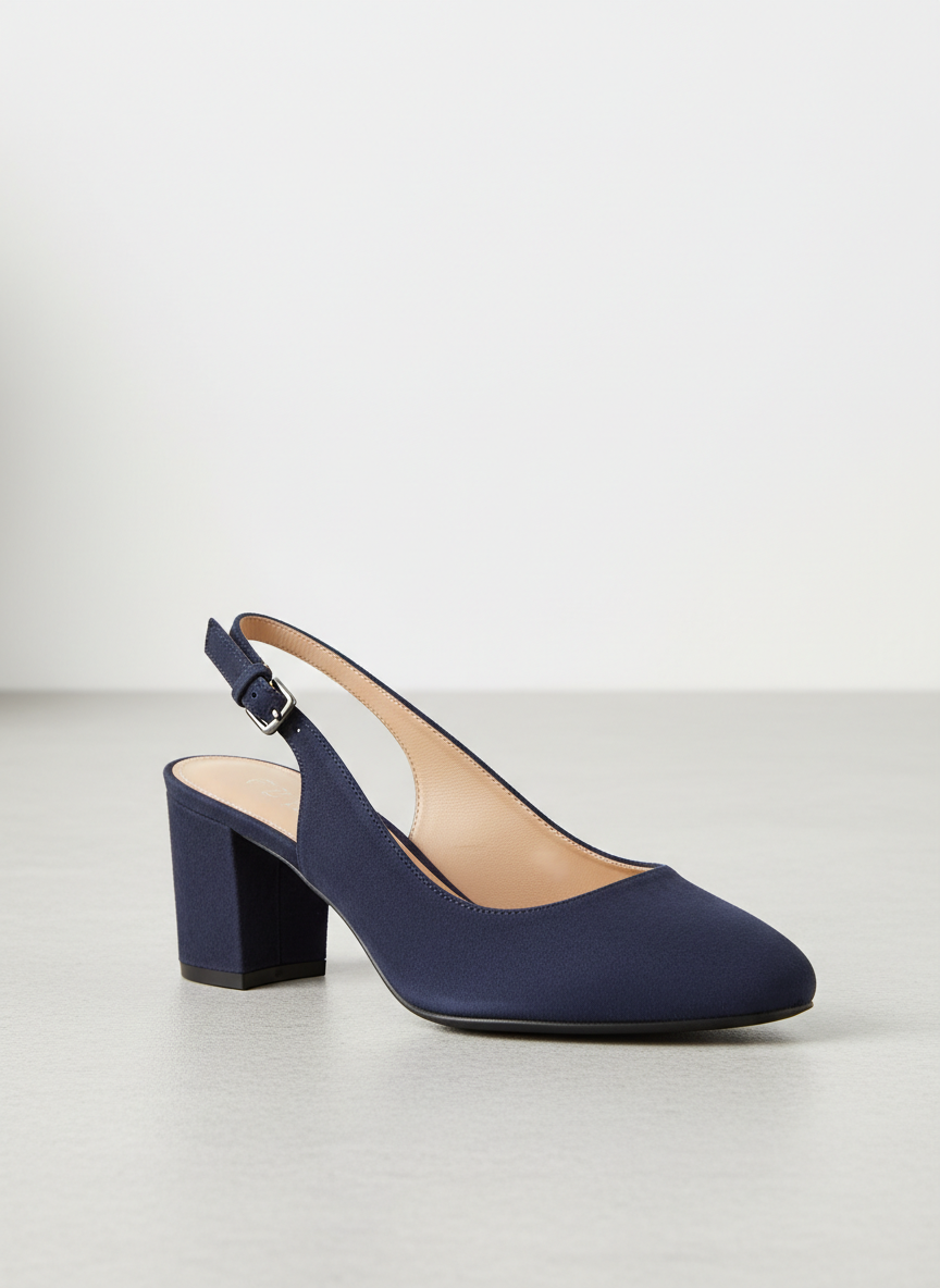 Vera Suede Slingback Heel
