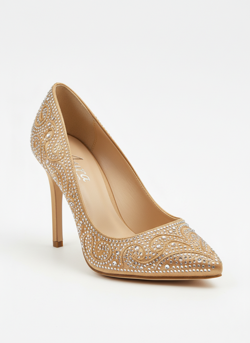 Aura Crystal Embellished Pump