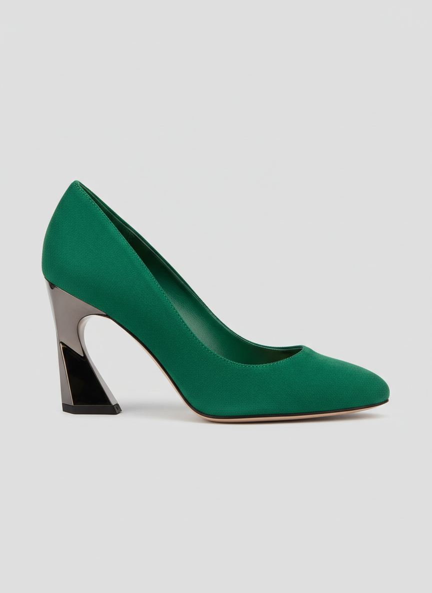 Nova Sculptural Heel Pump