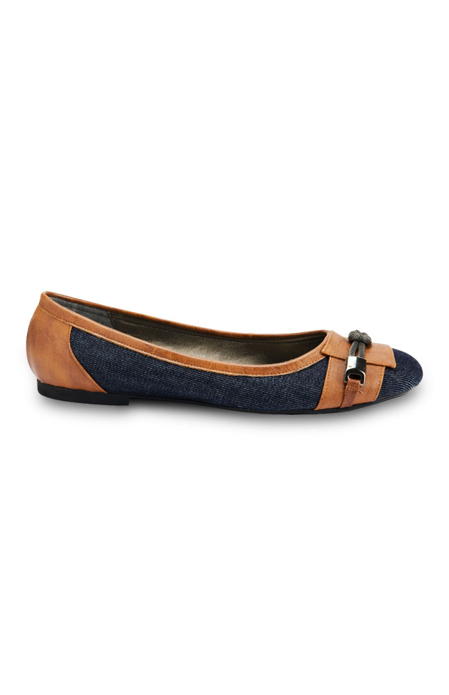 Coolers Fabric &  Leather Flats