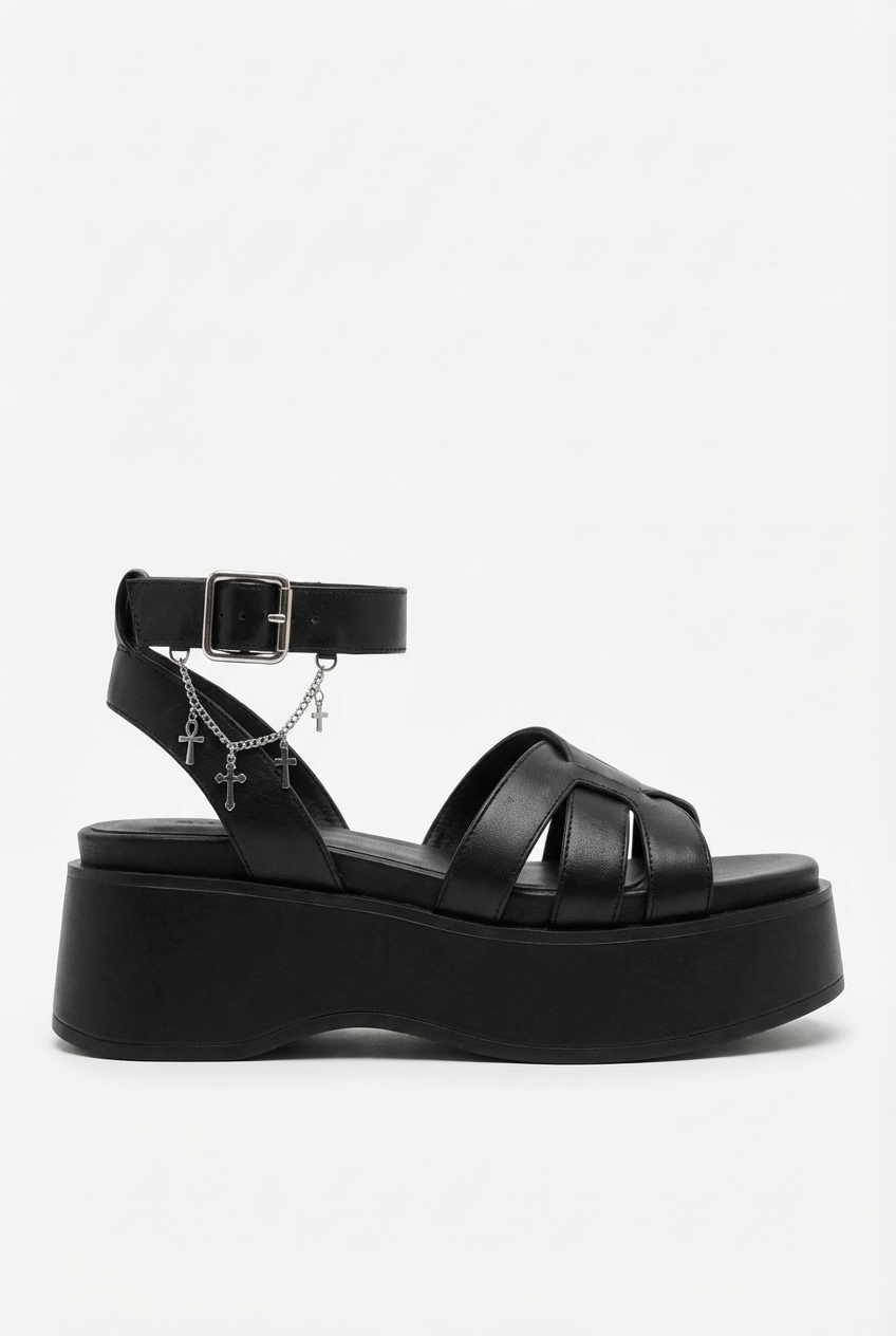 Ankh Chain Detail Sandal