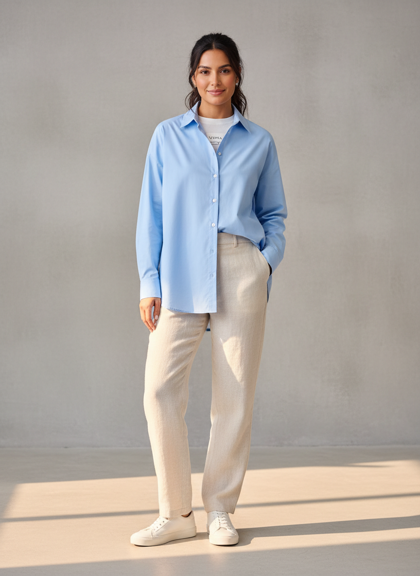 Vera Oversized Button-Down