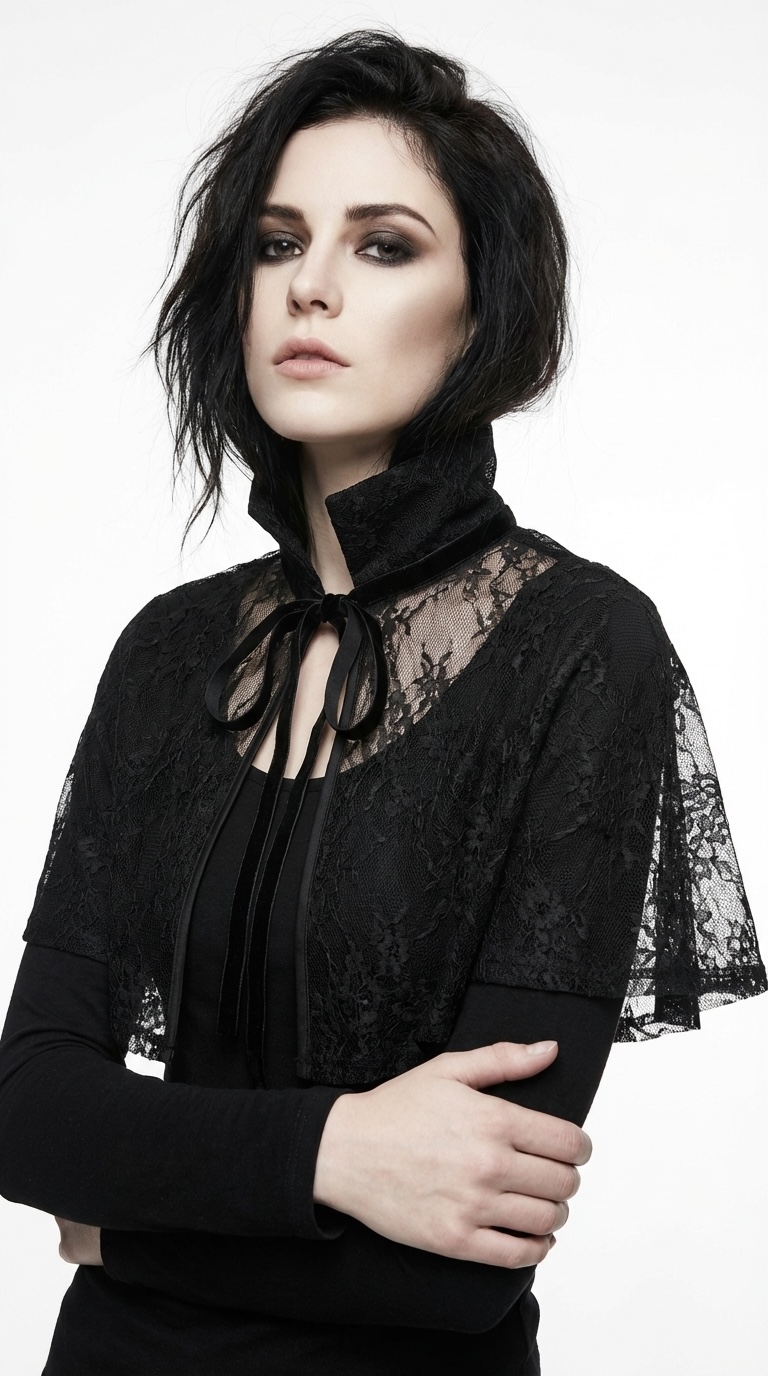 Victorian Lace Collar Capelet